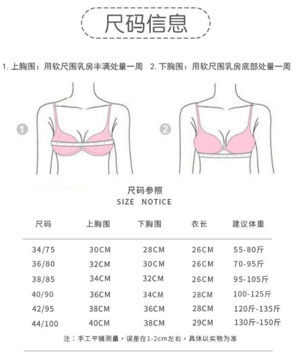 內(nèi)衣75c是多大碼？?jī)?nèi)衣75c是什么意思？[圖]